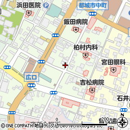 宮崎県都城市上町13-12周辺の地図