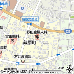 野田産婦人科周辺の地図