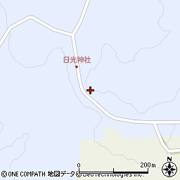 鹿児島県曽於市財部町北俣9244周辺の地図