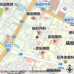 宮崎県都城市上町12周辺の地図