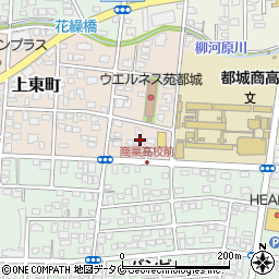 宮崎県都城市上東町28周辺の地図