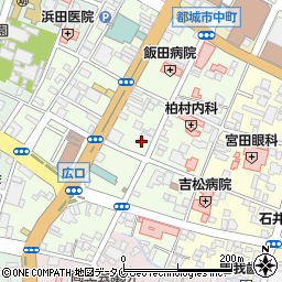 宮崎県都城市上町13-11周辺の地図