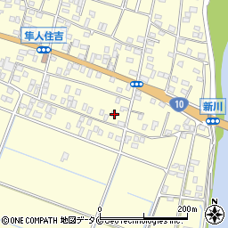 鹿児島県霧島市隼人町住吉1546周辺の地図