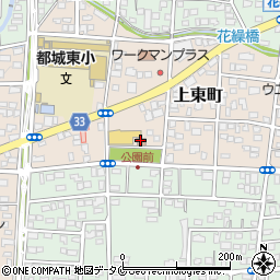 上東自治公民館周辺の地図
