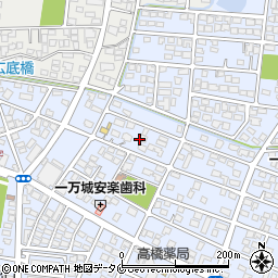 宮崎県都城市一万城町40周辺の地図