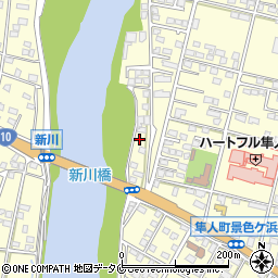 鹿児島県霧島市隼人町住吉573周辺の地図