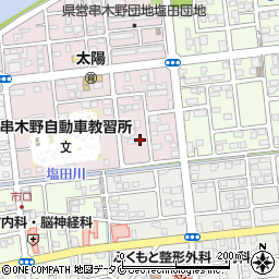 鹿児島県いちき串木野市西塩田町37周辺の地図