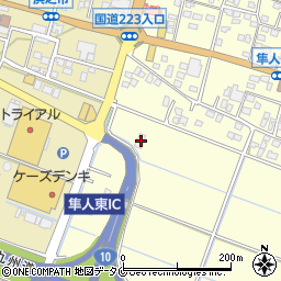 鹿児島県霧島市隼人町住吉2005周辺の地図