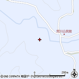 鹿児島県曽於市財部町北俣7666周辺の地図