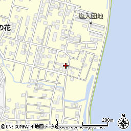 鹿児島県姶良市東餅田1309-5周辺の地図