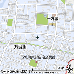 宮崎県都城市一万城町76周辺の地図