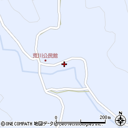 鹿児島県曽於市財部町北俣7601周辺の地図