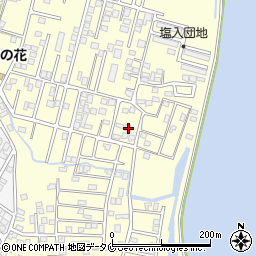 鹿児島県姶良市東餅田1309-1周辺の地図