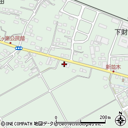 鹿児島県曽於市財部町下財部1560周辺の地図