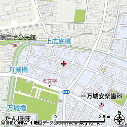 宮崎県都城市一万城町7周辺の地図