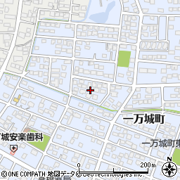 宮崎県都城市一万城町46周辺の地図