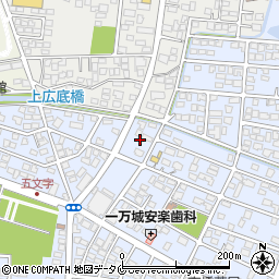 宮崎県都城市一万城町41周辺の地図