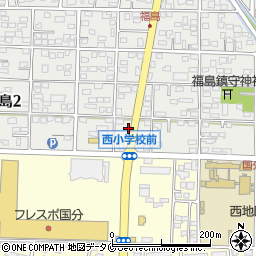 福島簡易郵便局周辺の地図