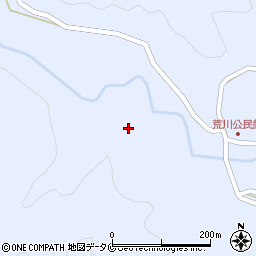 鹿児島県曽於市財部町北俣7675周辺の地図