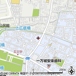 宮崎県都城市一万城町6周辺の地図