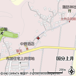 鹿児島県霧島市国分上井547周辺の地図