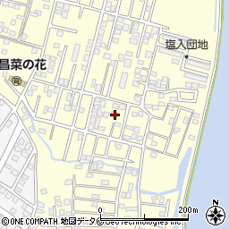 鹿児島県姶良市東餅田1319-3周辺の地図