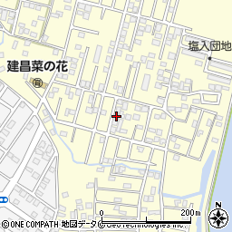 鹿児島県姶良市東餅田1323-7周辺の地図