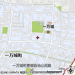 宮崎県都城市一万城町73周辺の地図