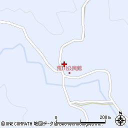 鹿児島県曽於市財部町北俣7554周辺の地図