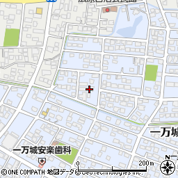 宮崎県都城市一万城町44周辺の地図