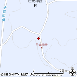 鹿児島県曽於市財部町北俣9246-1周辺の地図