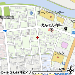 鹿児島県いちき串木野市東塩田町周辺の地図