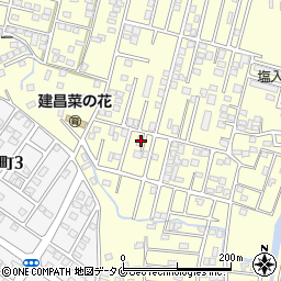 鹿児島県姶良市東餅田1333-2周辺の地図