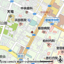 宮銀リース株式会社都城営業所周辺の地図
