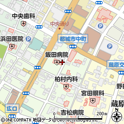 飯田病院周辺の地図