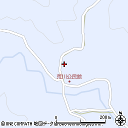 鹿児島県曽於市財部町北俣7555周辺の地図