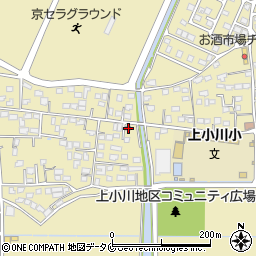 上小川簡易郵便局周辺の地図