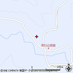 鹿児島県曽於市財部町北俣7538周辺の地図