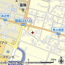 鹿児島県霧島市隼人町住吉1910周辺の地図