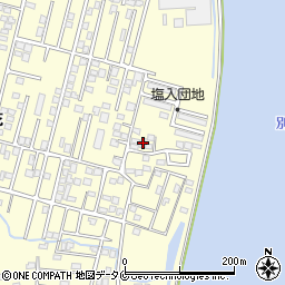 鹿児島県姶良市東餅田1285-7周辺の地図