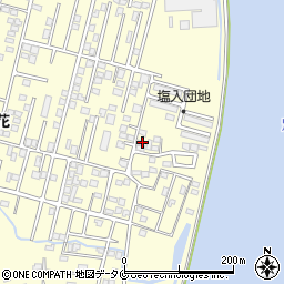 鹿児島県姶良市東餅田1285-3周辺の地図