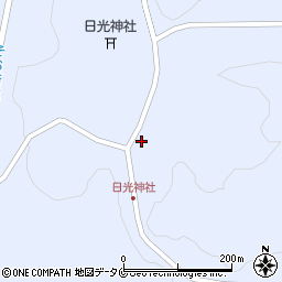 鹿児島県曽於市財部町北俣9677周辺の地図