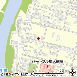 鹿児島県霧島市隼人町住吉616周辺の地図