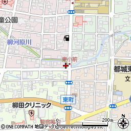 宮崎県都城市中原町1-10周辺の地図