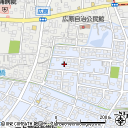宮崎県都城市一万城町50周辺の地図