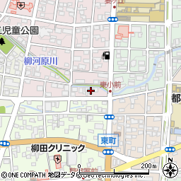 宮崎県都城市中原町1-13周辺の地図