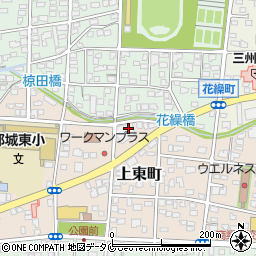 宮崎県都城市上東町18周辺の地図