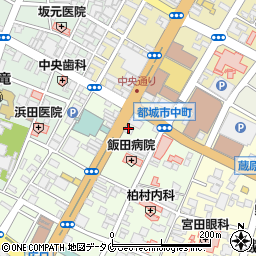 南日本銀行都城支店 ＡＴＭ周辺の地図