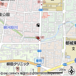 宮崎県都城市中原町1-8周辺の地図