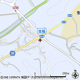 鹿児島県いちき串木野市生福周辺の地図